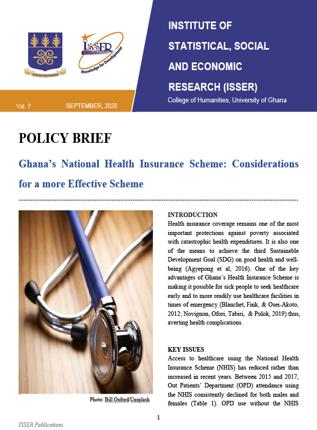 Ghana’s National Health Insurance Scheme: Considerations for a more Effective Scheme