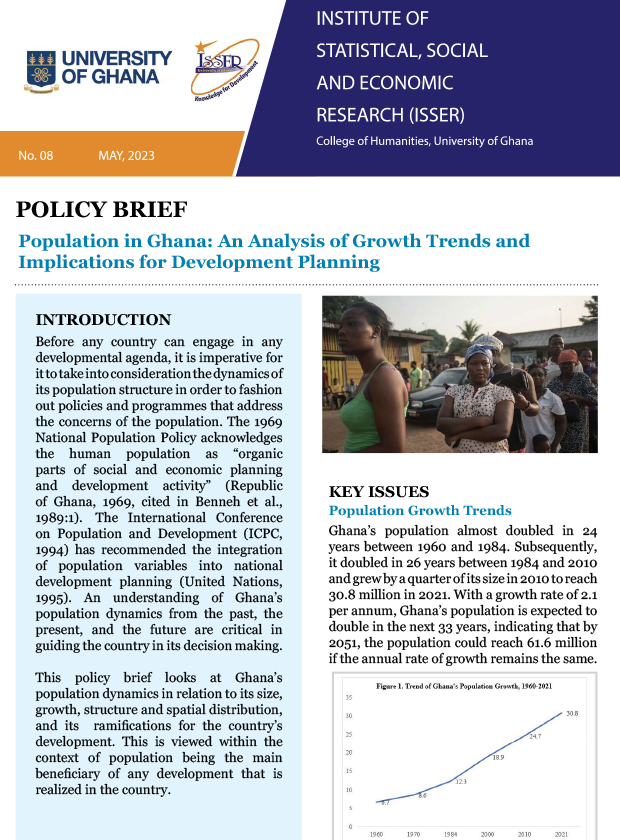 Population in Ghana: An Analysis of Growth Trends and Implications for Development Planning