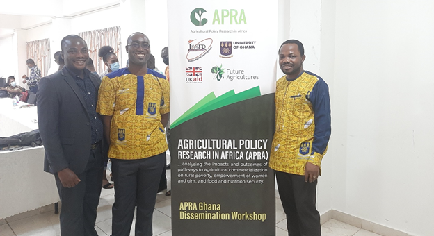The research team (l – r): Dr Fred Dzanku, Dr Kofi Asante, and Louis Hodey [Credit: Vicentia Quartey]