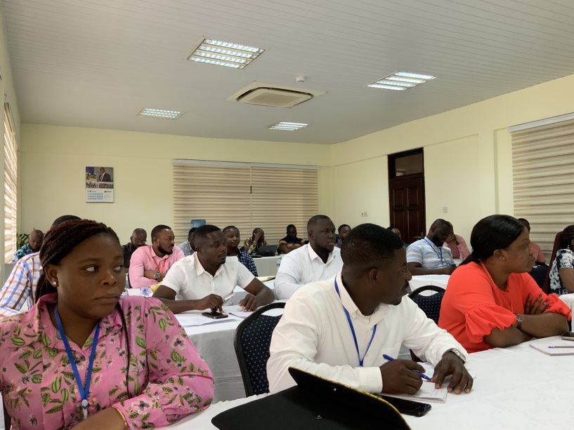 Training for COCOBOD staff: a section of participants
