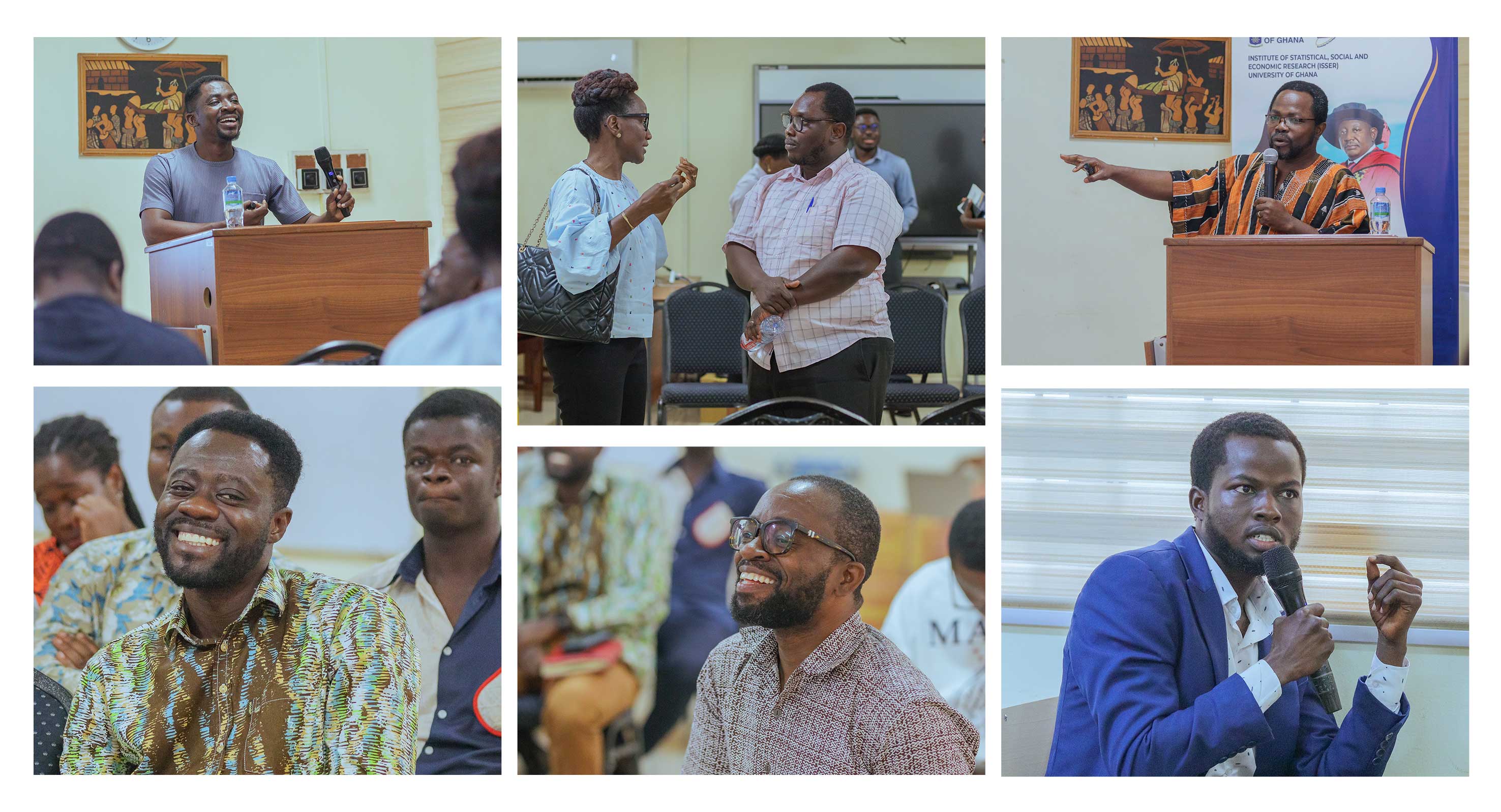 Learning, exchange and connection: Seminar participants engaging in discussions, sharing perspectives and building connections in a relaxed atmosphere.