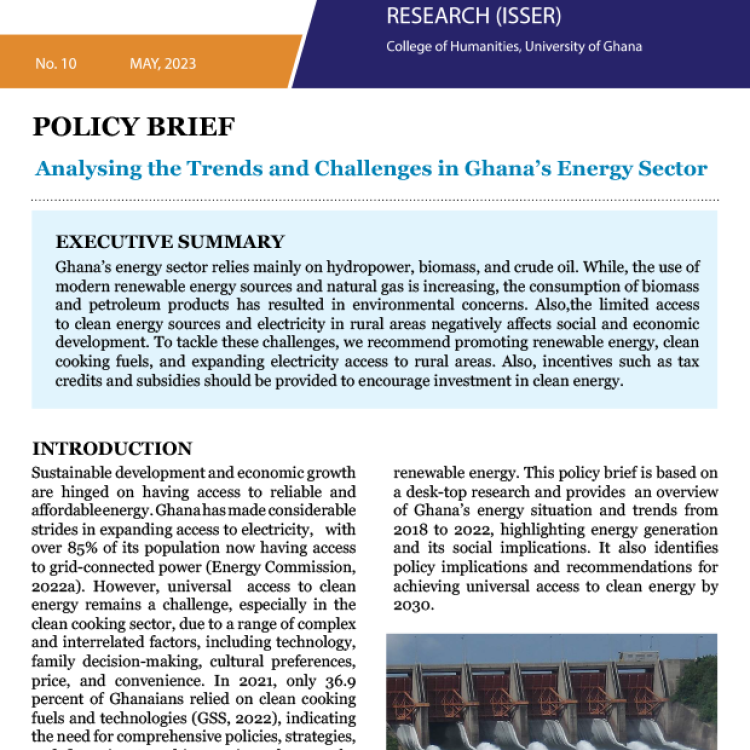 Analysing the Trends and Challenges in Ghana’s Energy Sector