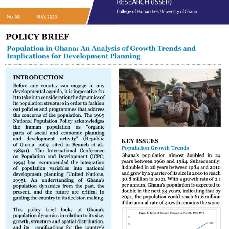 Population in Ghana: An Analysis of Growth Trends and Implications for Development Planning